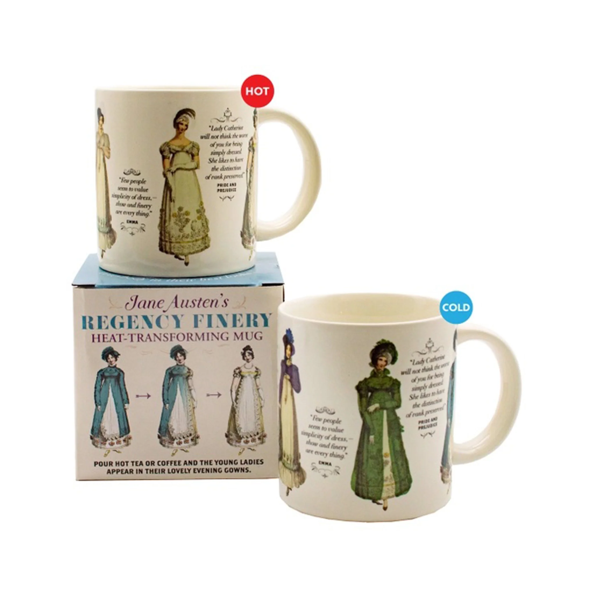 Jane Austen Regency Finery Heat-Changing Mug - Image 3