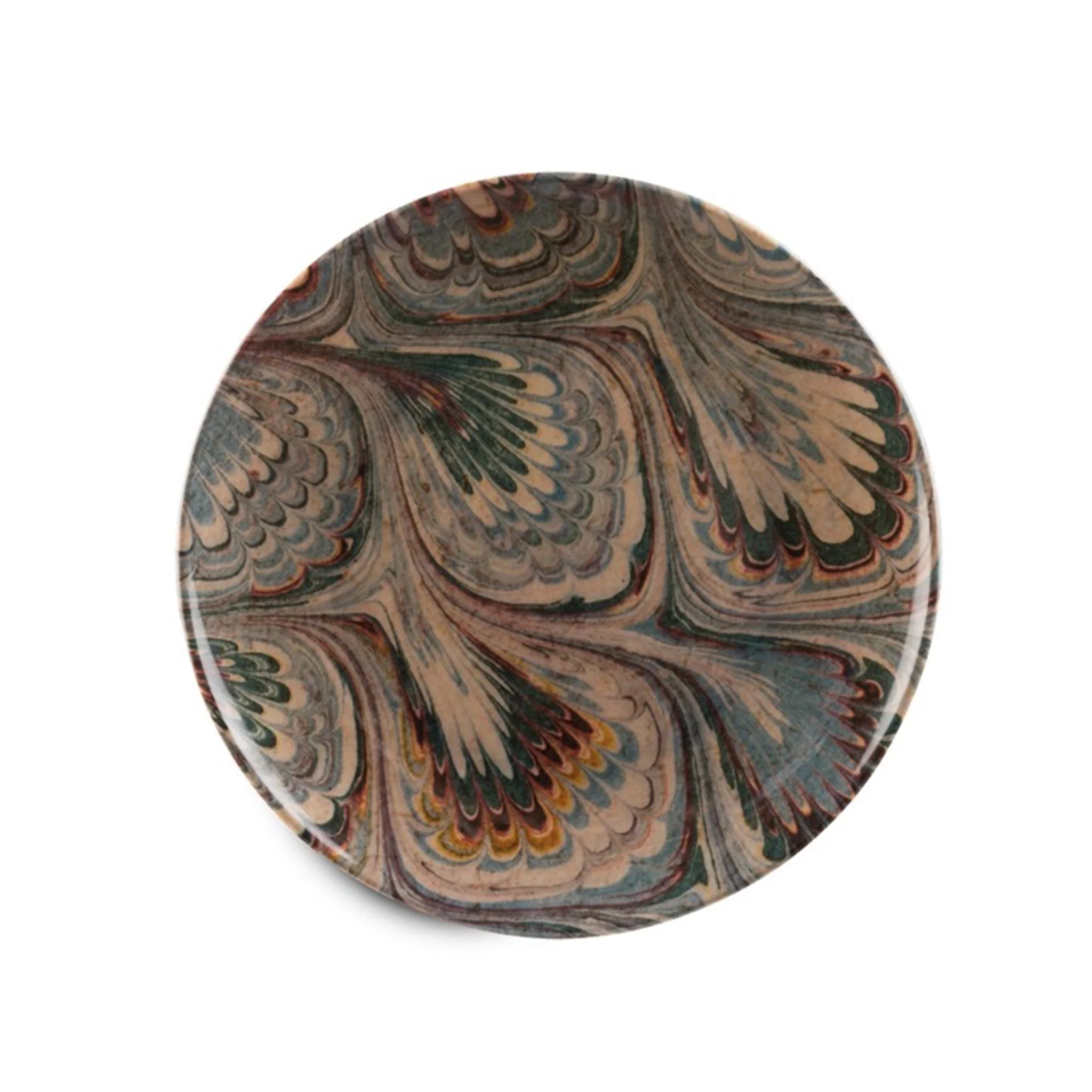 Marbled Melamine Dinner Plates - Image 4
